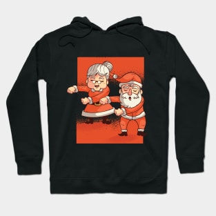 Mr & Mrs. Claus floss dance Hoodie